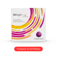 Детские контактные линзы MiSight 1Day 90 pk (90 шт.)